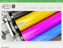 Tablet Screenshot of etitex.co.rs